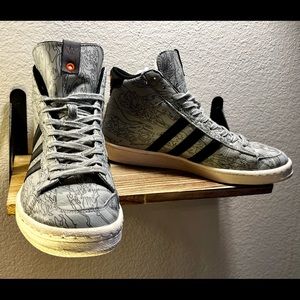 Like New Adidas, UNDFTD, MHI Jabbar High Sneakers Size 10 Womens/8.5 Mens Unisex